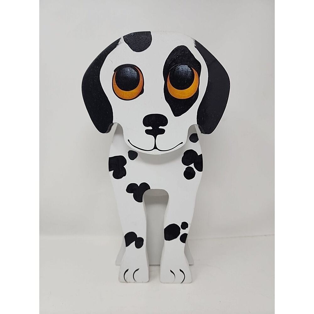 Briar Patch Wood Dalmation Door Stop Folk Art Lamb Country Rustic 1989 U112